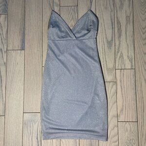 Periwinkle glitter dress